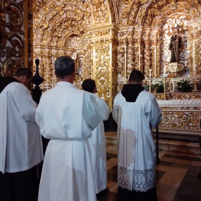 Franciscanas Alcantarinas e frades menores celebram São Pedro de Alcântara em Salvador na Bahia